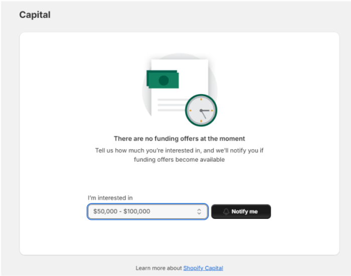 Shopify Capital Review 2022: How It Works, Rates, and More Shopify Capital Review 2022: How It Works, Rates, and More